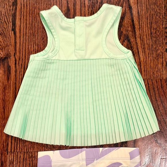 Nike Light Green Tank and Purple Patterned Shorts - Picture 9 of 12